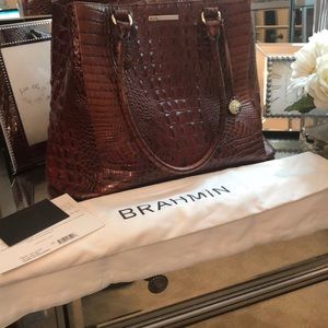 Joan Tote Pecan - Brahmin Handbag!